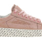 Golden Goose Chic Pink Leather Sneakers with Rubber Sole