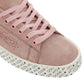 Golden Goose Chic Pink Leather Sneakers with Rubber Sole