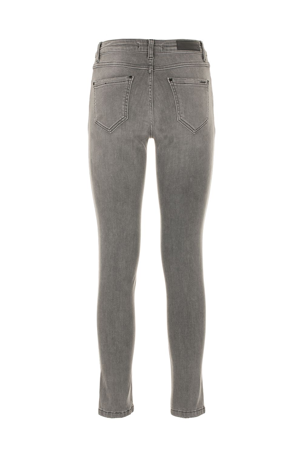 Imperfect Gray Cotton Women's Jeans