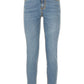 Imperfect Light Blue Cotton Women Jeans