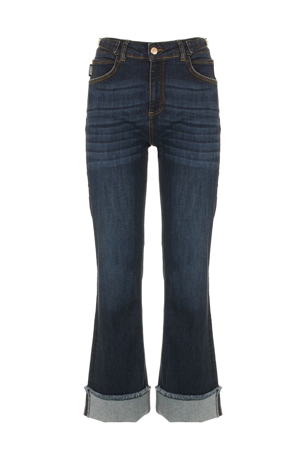 Imperfect Chic Blue Denim with Comfort Stretch