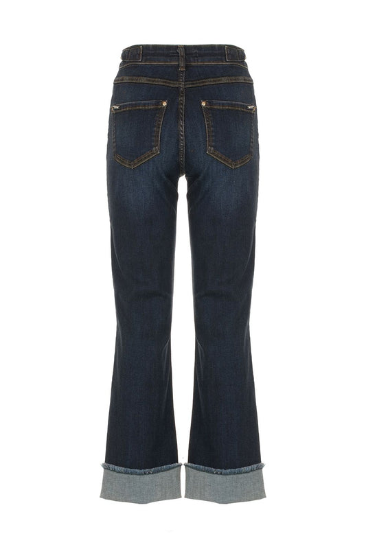 Imperfect Chic Blue Denim with Comfort Stretch