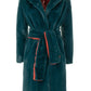 Imperfect Green Polyester Women Coat