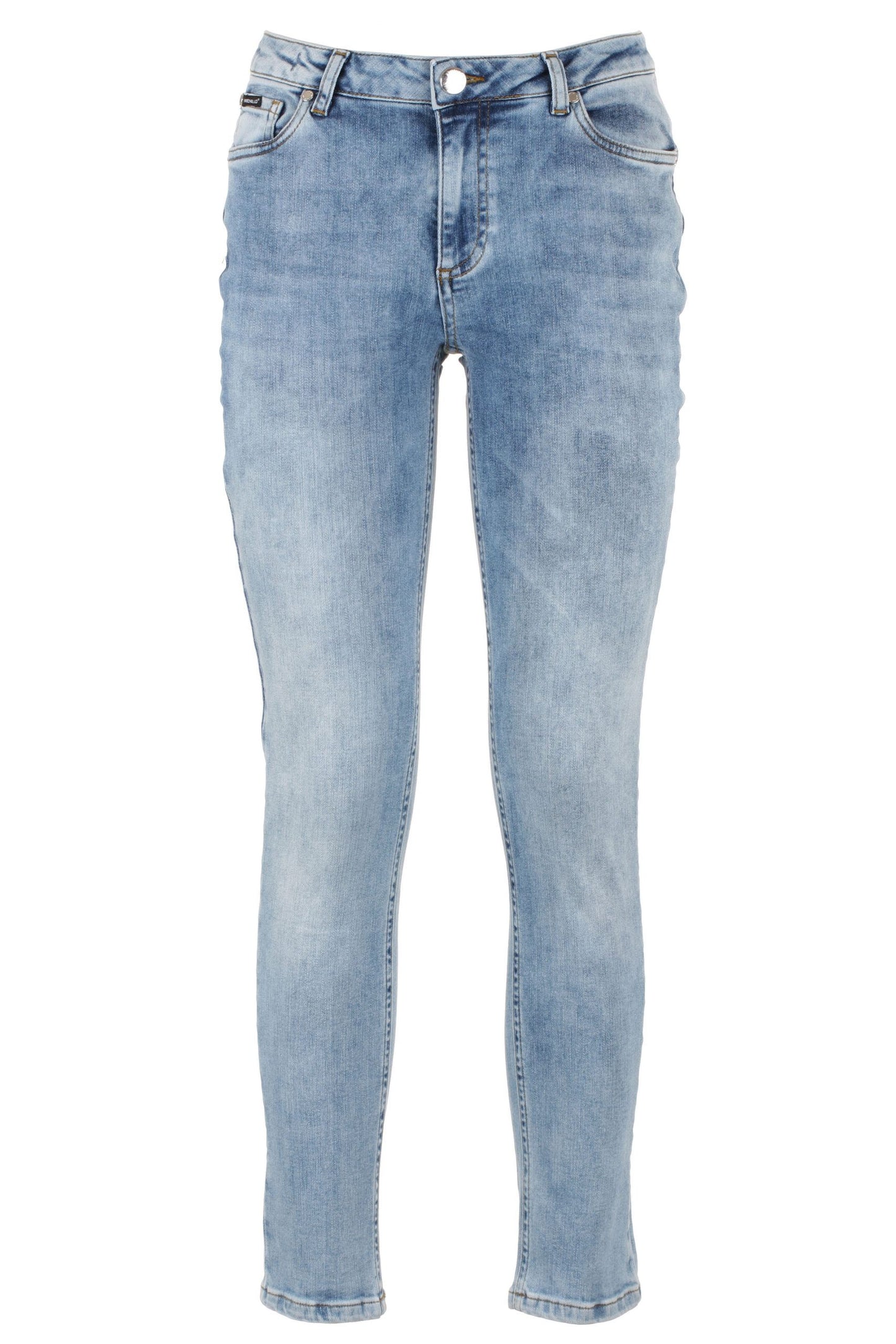 Fred Mello Chic Light Blue Skinny Fit Denim