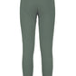 Imperfect Chic Green Stretch Sweatpants with Brass Accent