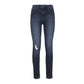 Stylish Imperfect Sweat Pants in Blue