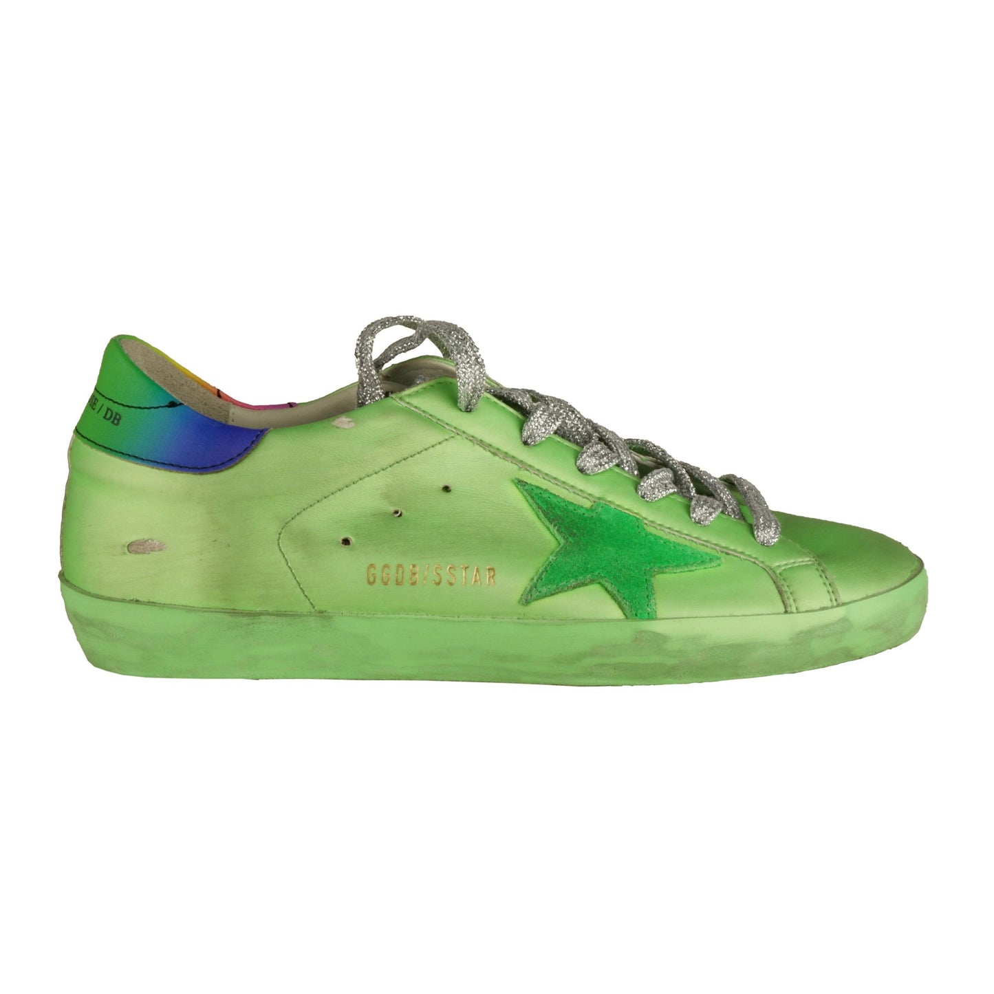 Golden Goose Green Leather Women Sneaker