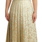 Dolce & Gabbana Elegant Jacquard Midi A-Line Dress