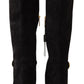 Dolce & Gabbana Elegant Suede Vally High Boots