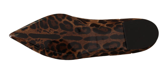 Dolce & Gabbana Exquisite Leopard Print Flats