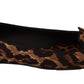 Dolce & Gabbana Chic Leopard Print Cotton Loafers