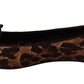 Dolce & Gabbana Chic Leopard Print Cotton Loafers