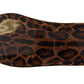 Dolce & Gabbana Chic Leopard Print Cotton Loafers