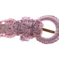 Dolce & Gabbana Elegant Pink Viscose Women's Belt - Made in Italy