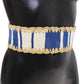 Dolce & Gabbana Exquisite Woven Corset Waist Belt