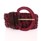 Dolce & Gabbana Elegant Purple Waist Belt