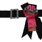 Dolce & Gabbana Elegant Floral Crystal Ribbon Waist Belt