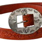 Ralph Lauren Elegant Brown Leather Fashion Belt