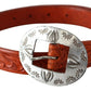 Ralph Lauren Elegant Brown Leather Fashion Belt