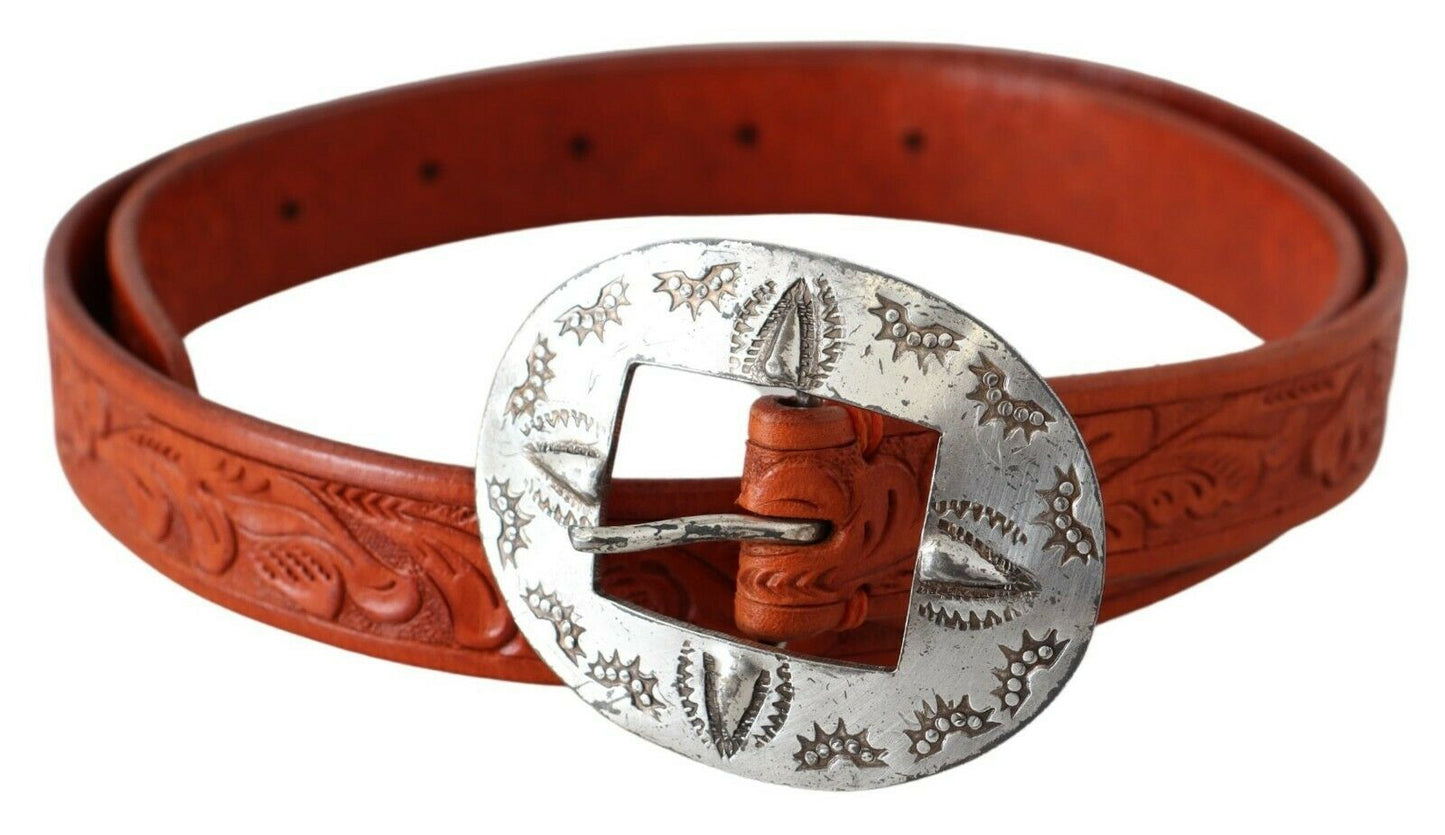 Ralph Lauren Elegant Brown Leather Fashion Belt