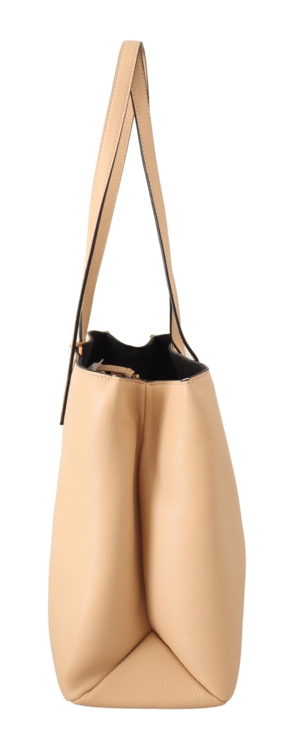 Versace Chic Nude Grainy Leather Tote