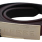 GF Ferre Elegant Maroon Leather Fashion Belt