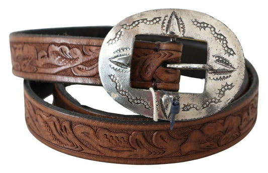 Ralph Lauren Classic Brown Leather Western Belt