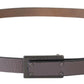 Costume National Elegant Brown Leather Fashion Belt