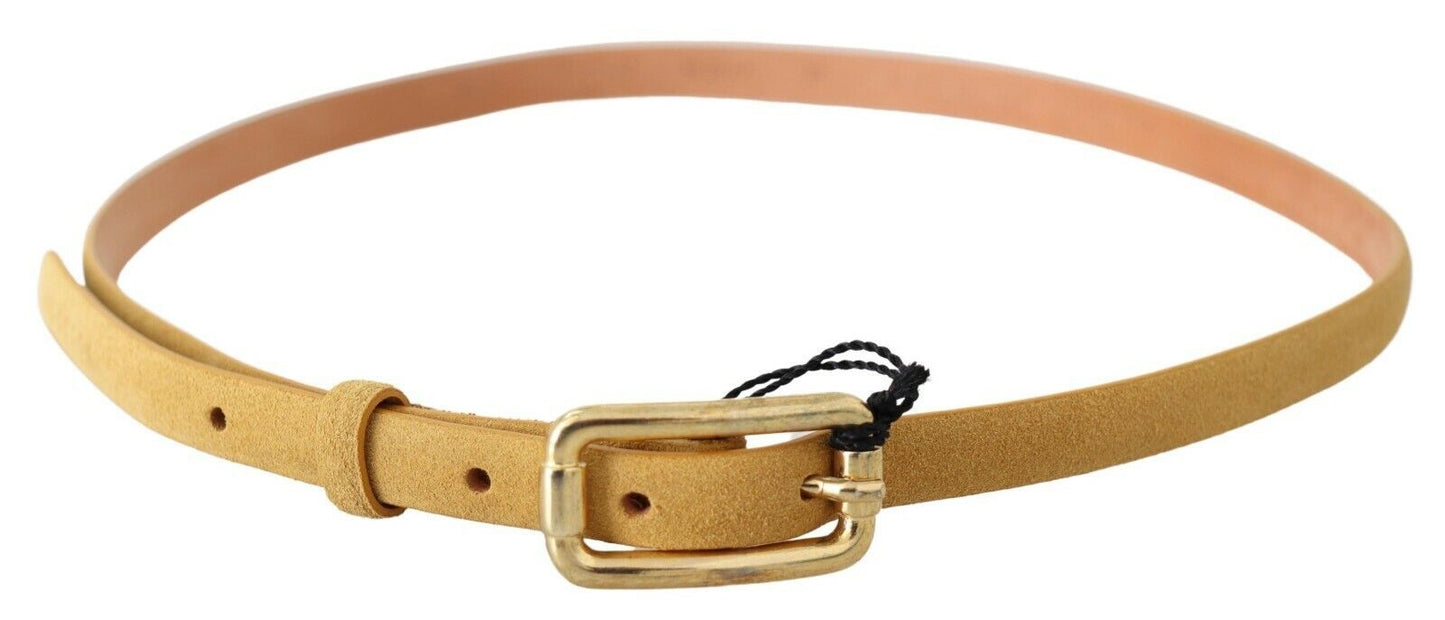 GF Ferre Elegant Light Brown Leather Belt