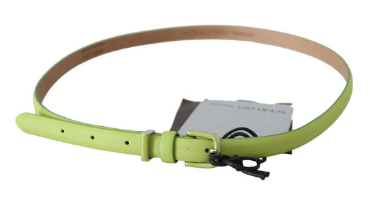 Scervino Street Emerald Green Leather Fashion Belt