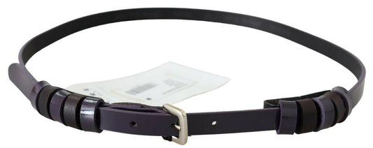 GF Ferre Elegant Violet Leather Fashion Belt