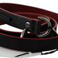 Costume National Elegant Dual-Tone Leather Belt