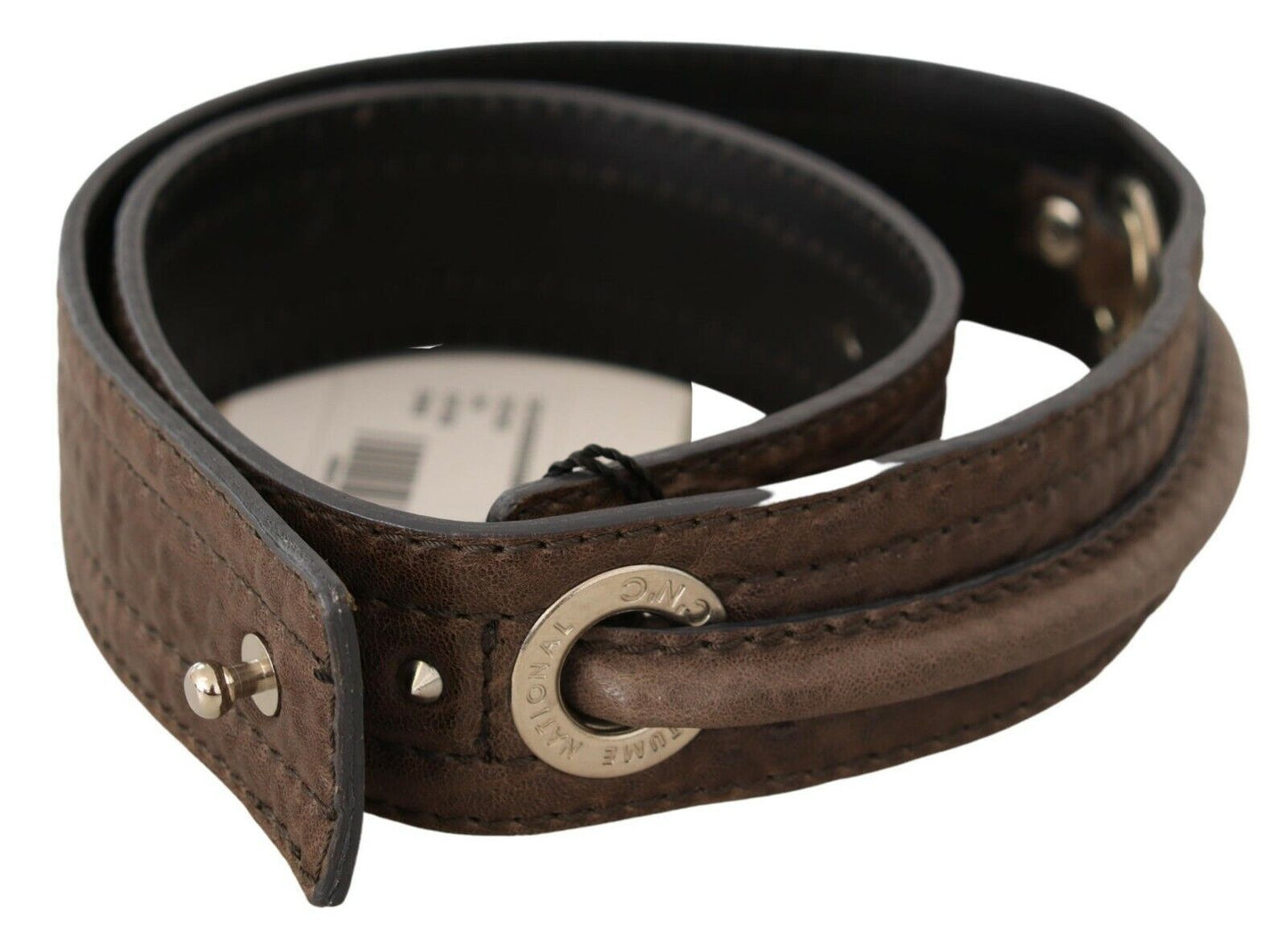 Costume National Elegant Brown Leather Fashion Belt