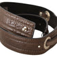 Costume National Elegant Brown Leather Fashion Belt