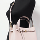 Michael Kors Emilia Small Leather Convertible Satchel Crossbody Handbag Purse Pink