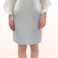 Sergei Grinko Elegant Turquoise Silk Sheath Dress