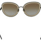 Dolce & Gabbana Chic Black Gold Gradient Sunglasses