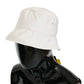 Ermanno Scervino Timeless Beige Bucket Cap - Chic Sophistication