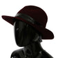 Dolce & Gabbana Elegant Maroon Wide-Brim Hat