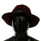 Dolce & Gabbana Elegant Maroon Wide-Brim Hat