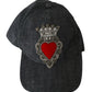 Dolce & Gabbana Elegant Blue Cotton Baseball Cap