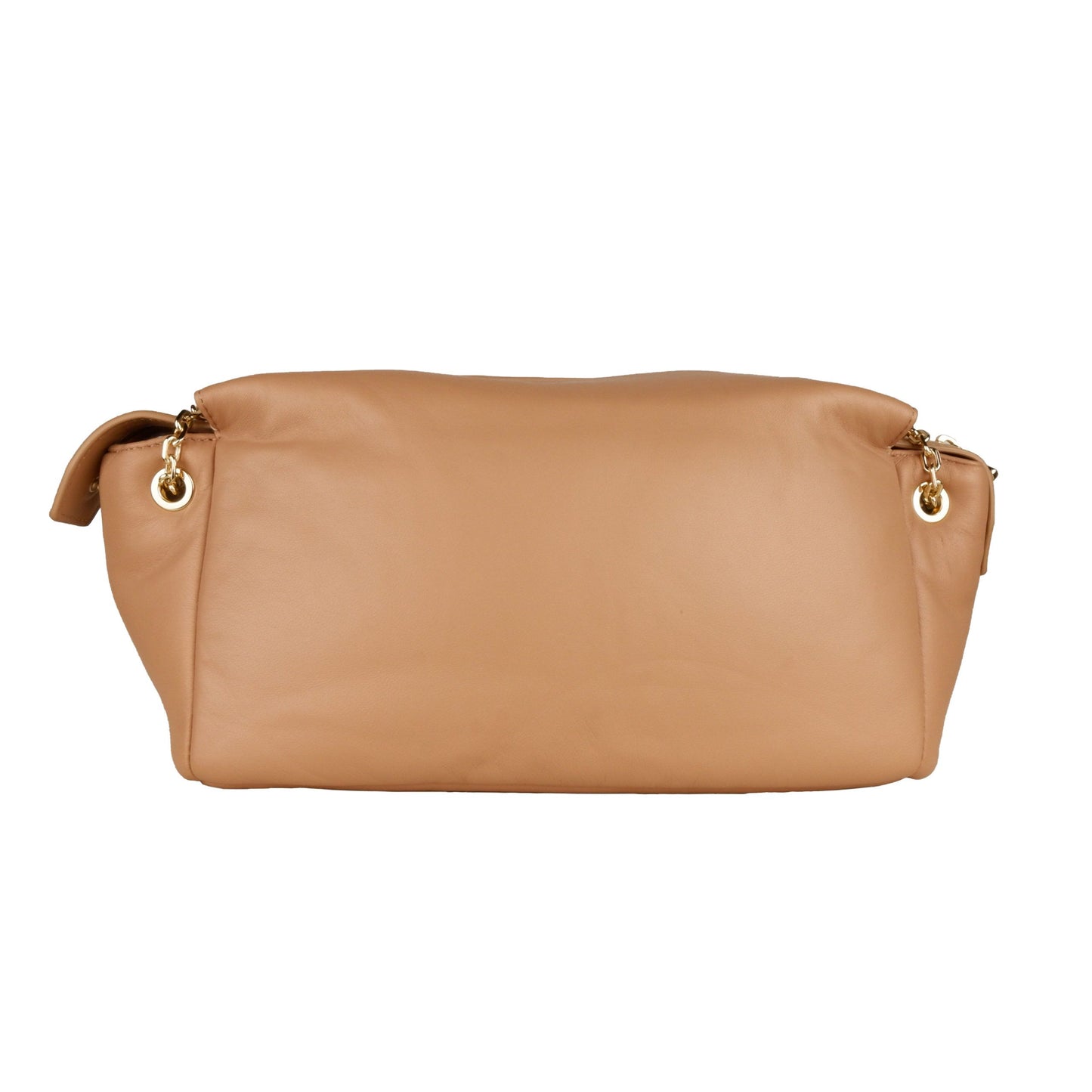 Patrizia Pepe Beige Calfskin Women Crossbody Bag