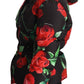 Dolce & Gabbana Floral Quilted Elegance Hooded Jacket