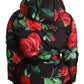 Dolce & Gabbana Floral Quilted Elegance Hooded Jacket