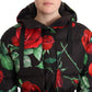 Dolce & Gabbana Floral Quilted Elegance Hooded Jacket