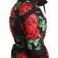 Dolce & Gabbana Floral Quilted Elegance Hooded Jacket