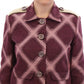 House of Holland Elegant Multicolor Check Print Jacket