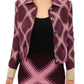 House of Holland Elegant Multicolor Check Print Jacket