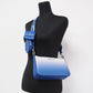 Michael Kors Jet Set Electric Blue Gradient Crossbody Tech Attachment Bag Purse