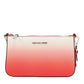 Michael Kors Jet Set Coral Reef Gradient Crossbody Tech Attachment Handbag Purse